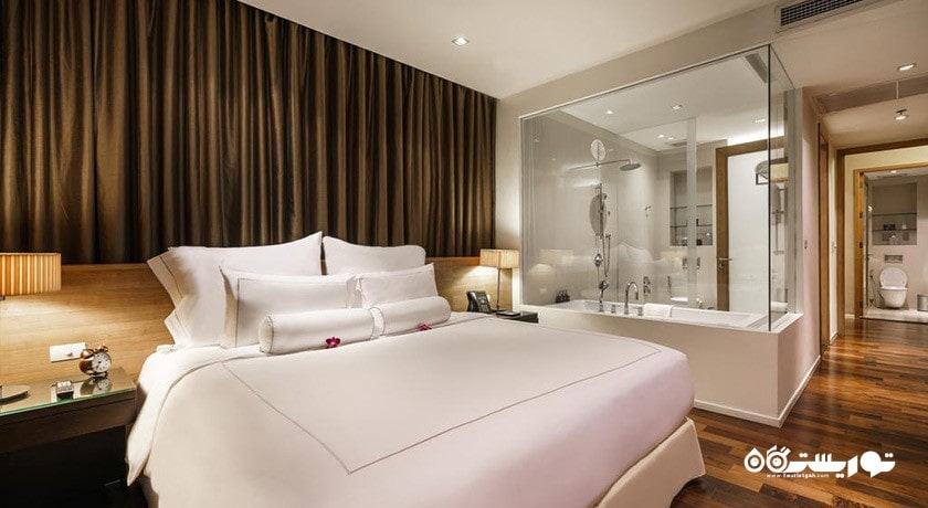 نمای تخت بزرگ سوئیت سه خوابه
