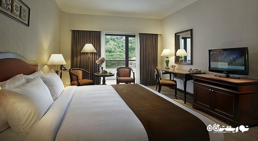 نمای تخت بزرگ اتاق دلوکس