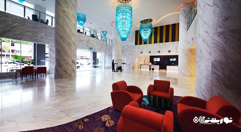 نمای لابی هتل لکسیس سوئیتز پنانگ