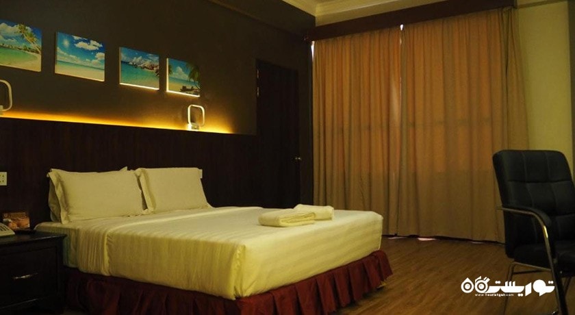 نمای تخت بزرگ اتاق سوپریور