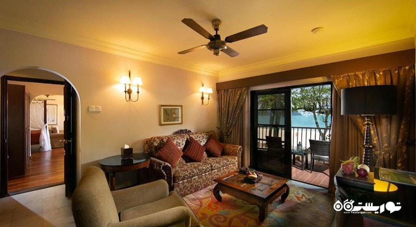 محوطه نشیمن سوئیت دلوکس