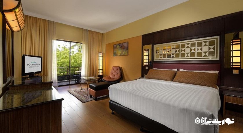 نمای تخت بزرگ اتاق سوپریور