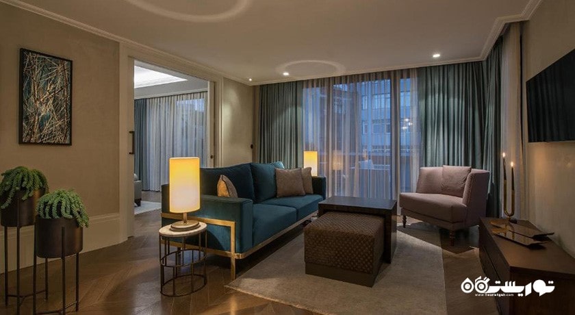 محوطه نشیمن سوئیت پنت هاوس