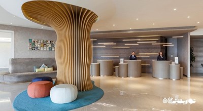 نمای لابی هتل نووتل استانبول زیتون برنو