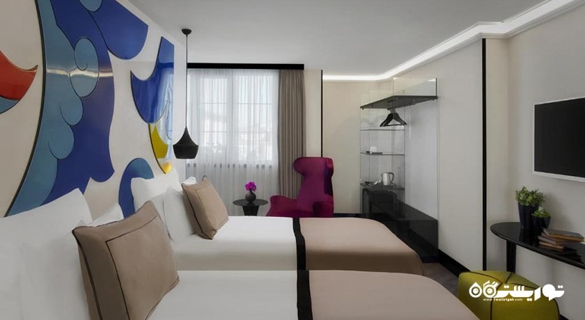 تخت های توئین اتاق دلوکس