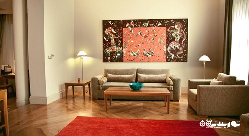 محوطه نشیمن سوئیت دلوکس