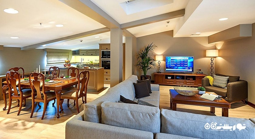 محوطه نشیمن سوئیت پنت هاوس