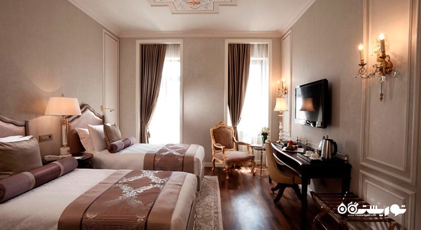 تخت های توئین اتاق دلوکس