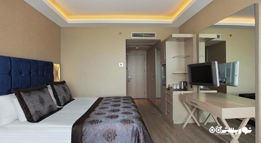 نمای تخت بزرگ اتاق اگزکیوتیو