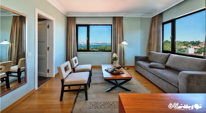 محوطه نشیمن سوئیت هتل