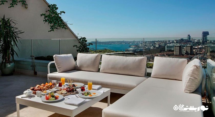 تراس سوئیت هتل کنراد استامبول بسفروس