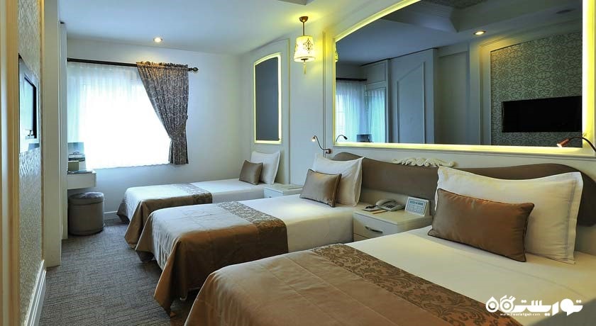 تخت های اتاق تریپل هتل