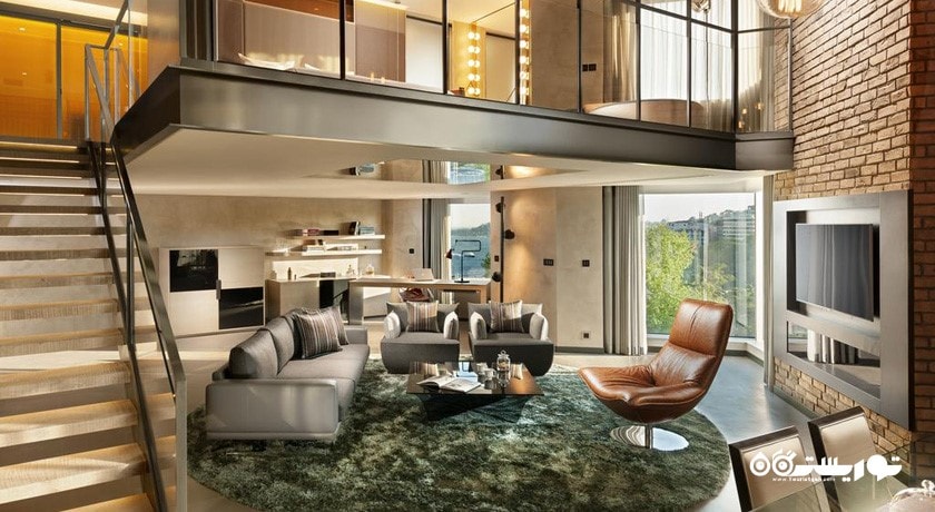 نمای محوطه نشیمن اتاق لافت