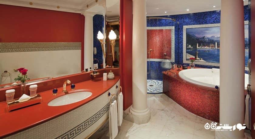 حمام و سرویس بهداشتی اتاق ها