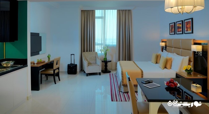 نمای تخت بزرگ سوئیت یک خوابه