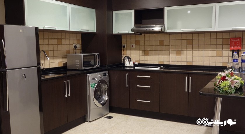 آشپزخانه آپارتمان یک خوابه