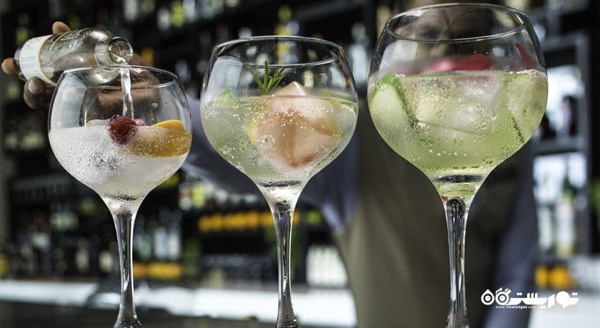 بار جینتر هتل اینترکنتیننتال دبی مارینا