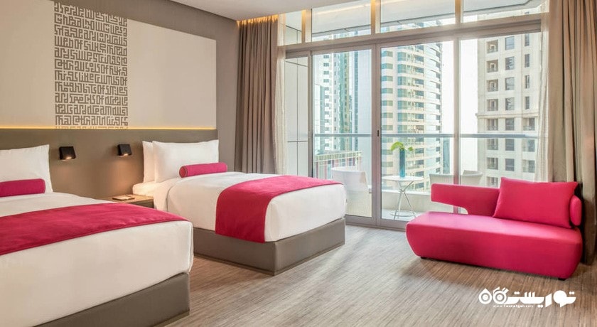 تخت های توئین اتاق استودیو