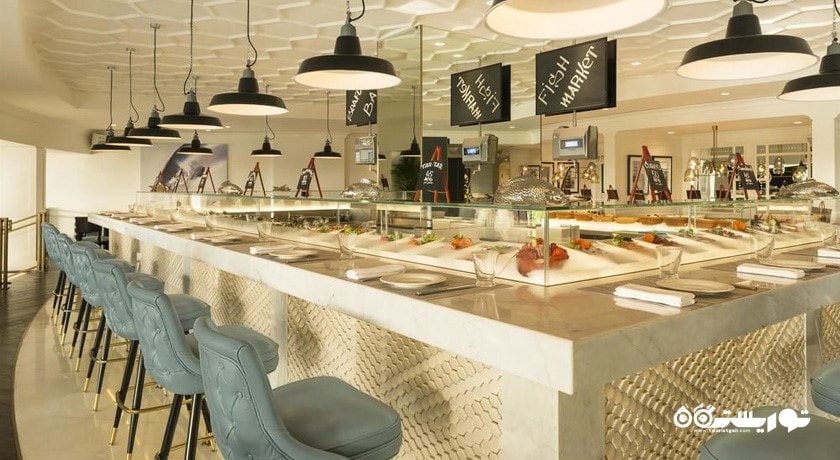 نمایی از رستوران دریایی گیلس