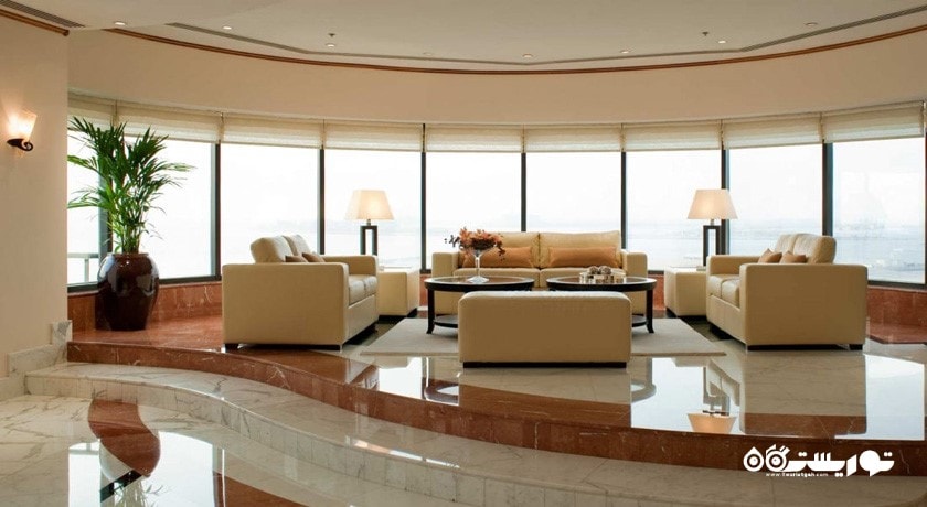 محوطه نشیمن سوئیت آپارتمان