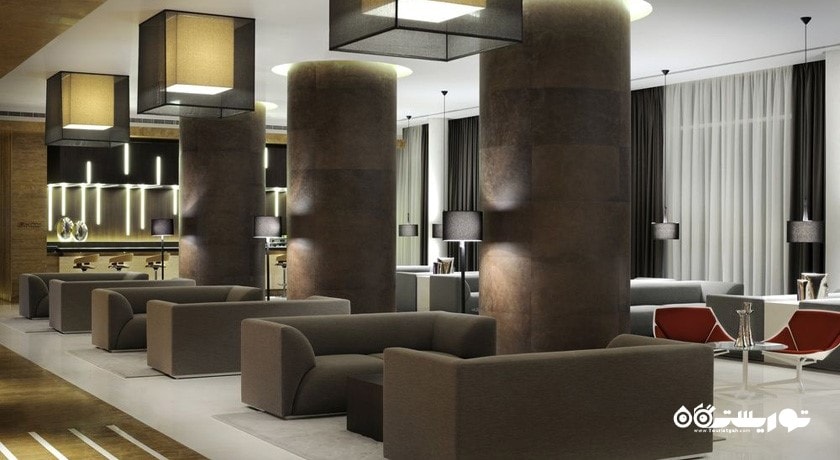 نمای لابی لانج هتل نسیما رویال