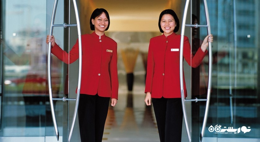 درب ورودی هتل شانگری لا دبی