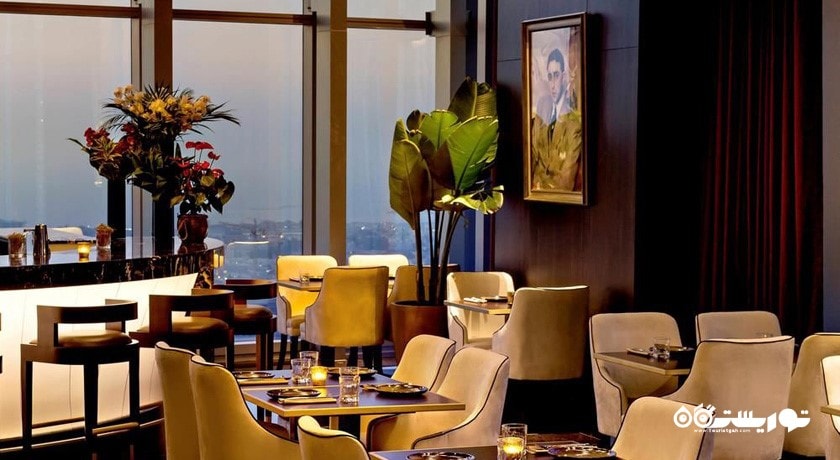 نمای رستوران و لانج مدرن اینکا