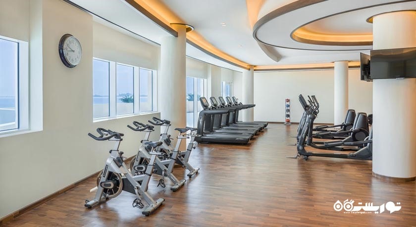 سالن ورزشی هتل والدورف آستوریا دبی