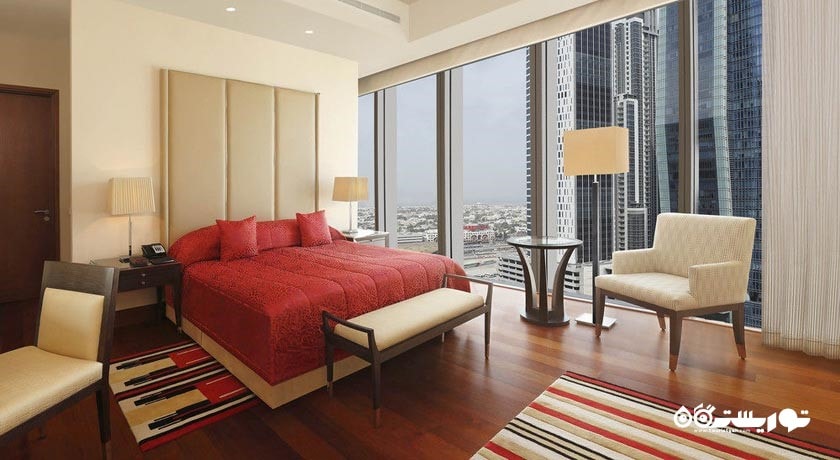 نمای تخت بزرگ سوئیت لاکچری