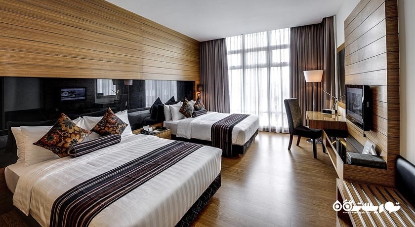 تخت های کوئین اتاق دلوکس