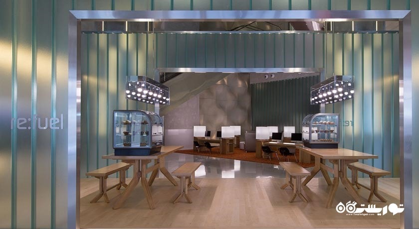 نمای کلی از کافه ریفیول