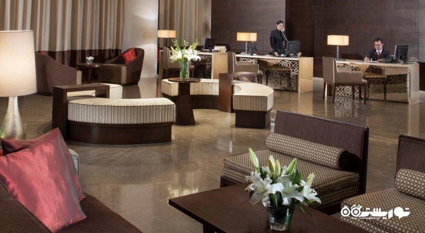 نمای محوطه نشیمن لابی هتل