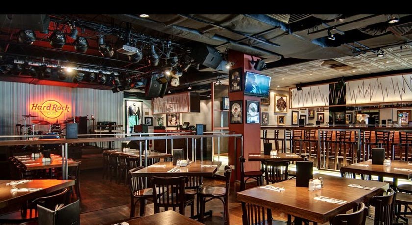 نمایی از کافه هارد راک