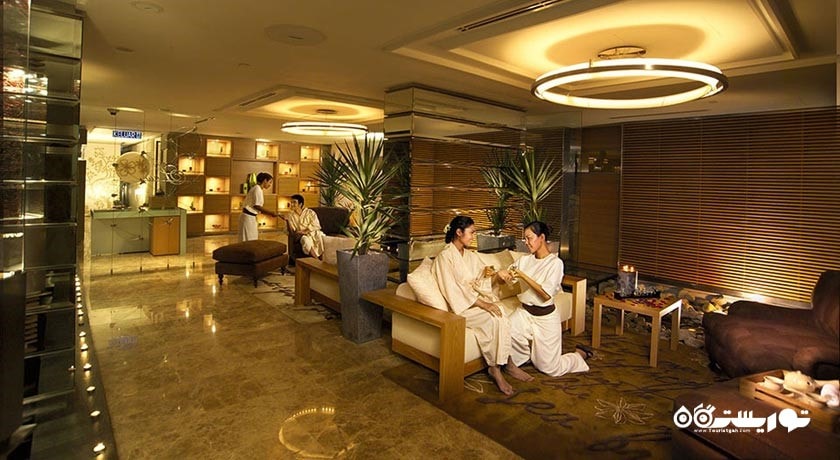 نمای مرکز سلامتی و اسپا هتل