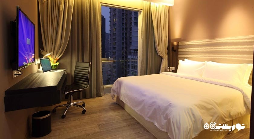 تخت بزرگ آپارتمان دوخوابه اگزکیوتیو