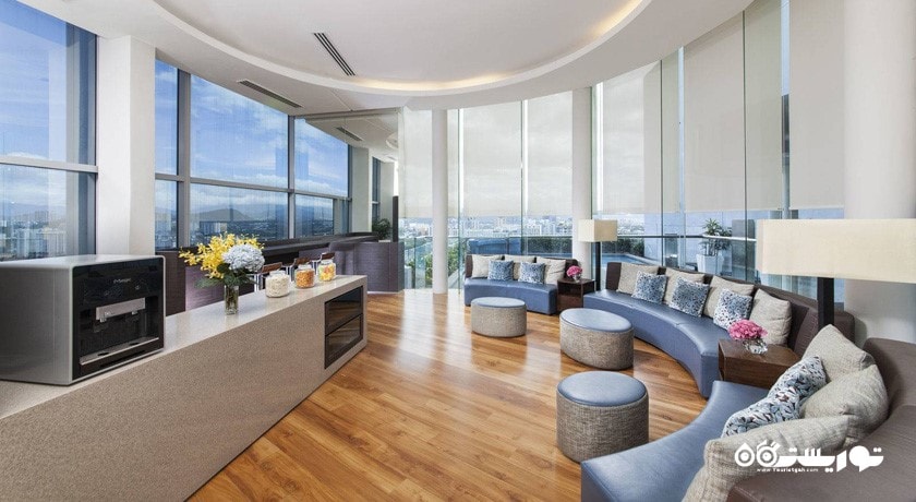 نمای محوطه نشیمن لابی لانج