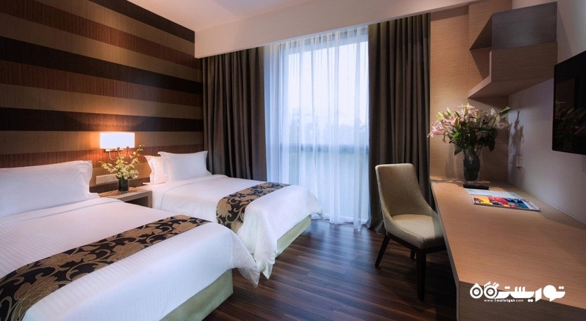 تخت های توئین اتاق لوکس