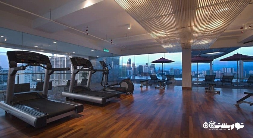 تردمیل های سالن ورزشی هتل