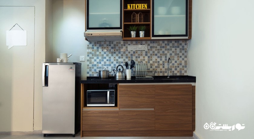 نمای آشپزخانه سوئیت پرمیر