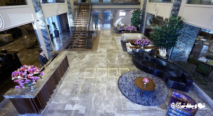 نمای لابی هتل بیز جواهیر استانبول