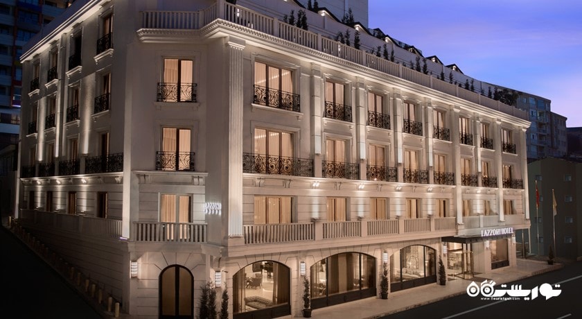 نمای ساختمان هتل لازونی