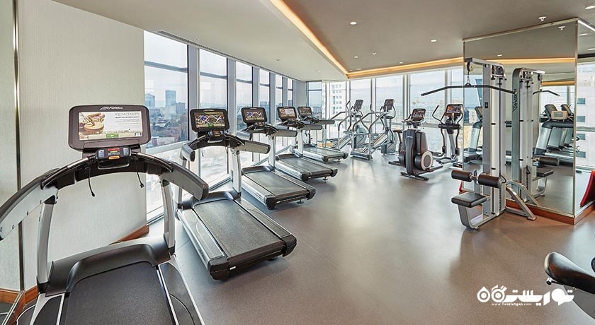 تردمیل های سالن ورزشی هتل