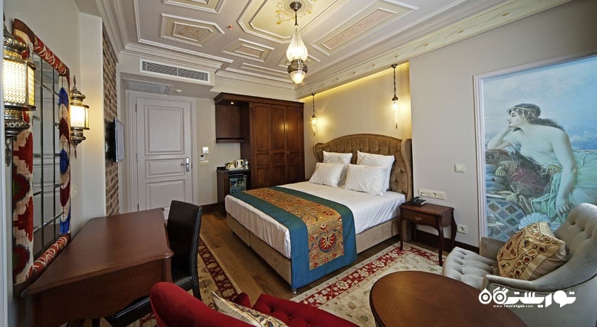 نمای تخت بزرگ اتاق سینگل