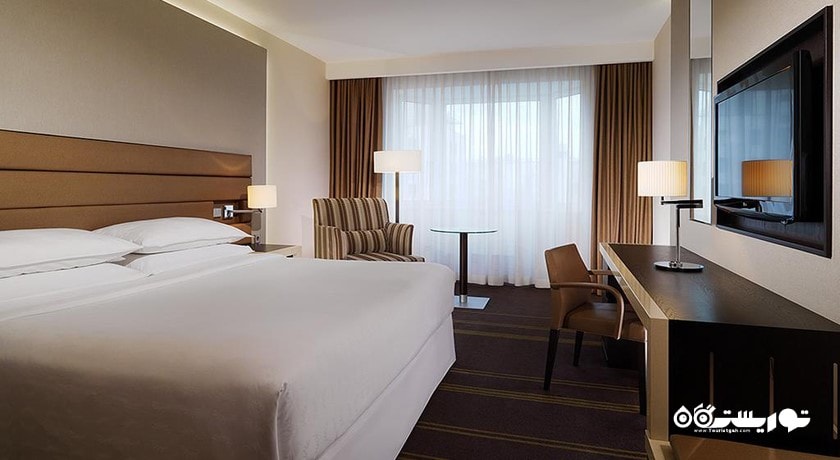 نمای تخت بزرگ اتاق اگزکیوتیو