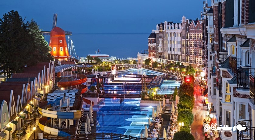 محوطه کلی هتل اورنج کانتی ریزورت کمر