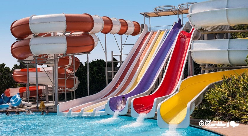 سرسره های مهیج پارک آبی هتل