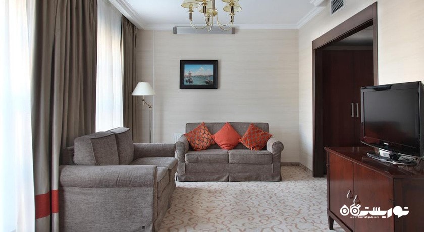 محوطه نشیمن اتاق دلوکس