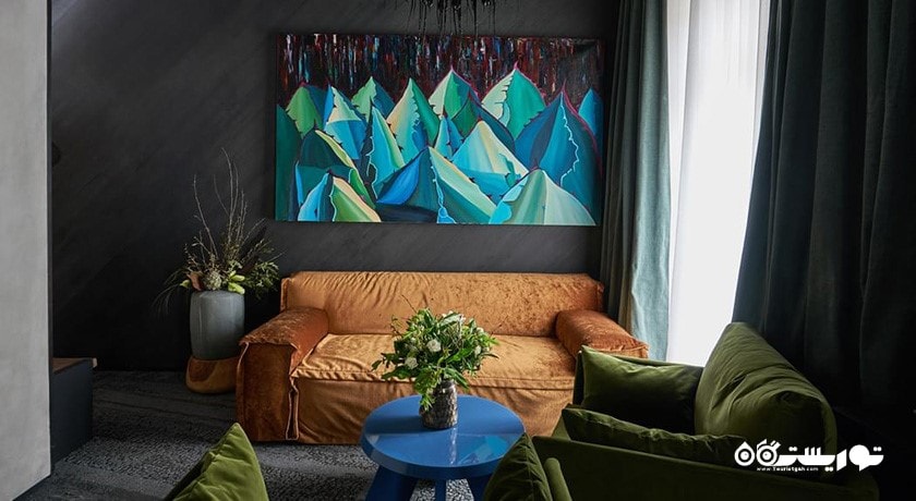 محوطه نشیمن اتاق دلوکس دبل