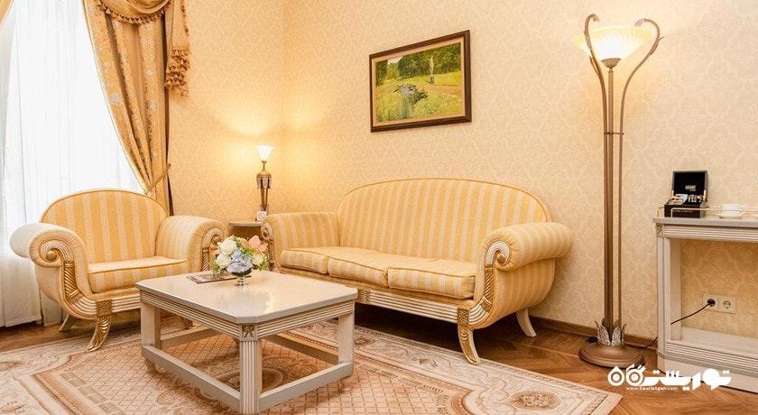 محوطه نشیمن آپارتمان یک خوابه