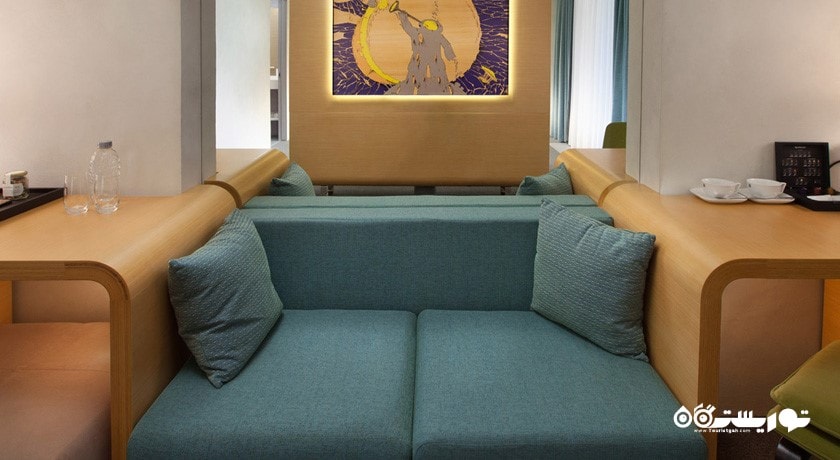 محوطه نشیمن اتاق دلوکس